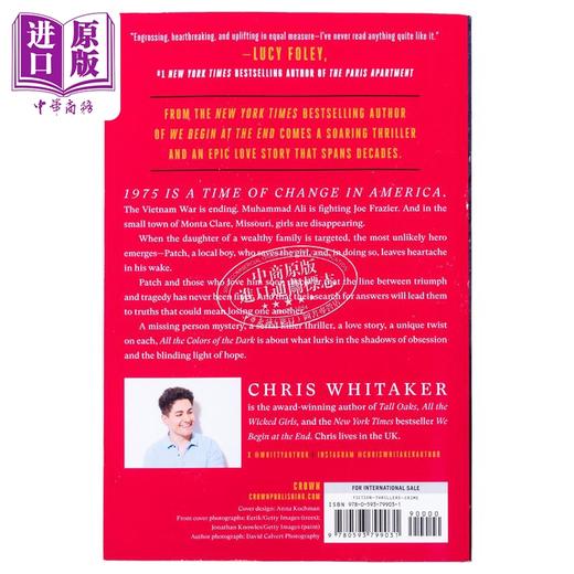 预售 【中商原版】黑暗中所有的颜色 All the Colors of the Dark A Novel 英文原版 Chris Whitaker 国际流行小说 推理惊悚 商品图1