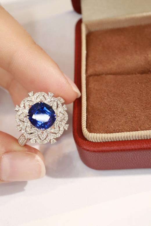 2.5ct 蓝宝石戒指 商品图7
