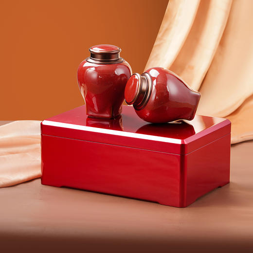 见喜【红.实木烤漆 .小双瓷螺丝口】135元1套.整箱12套 商品图3