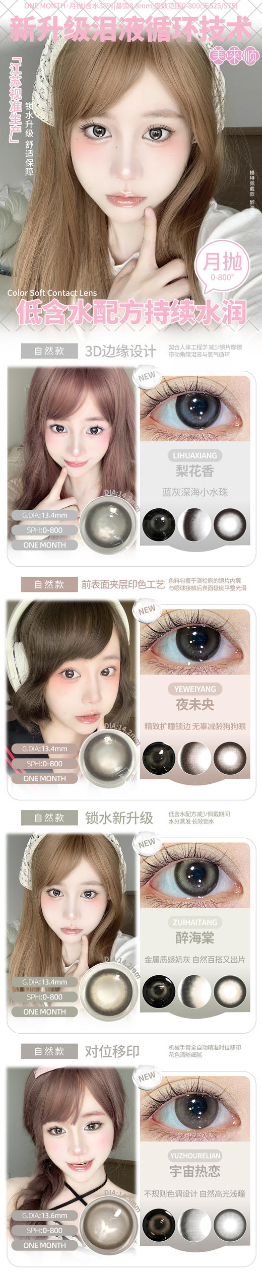 meilaishun美来顺【结束前通知】国潮系列月抛 商品图1