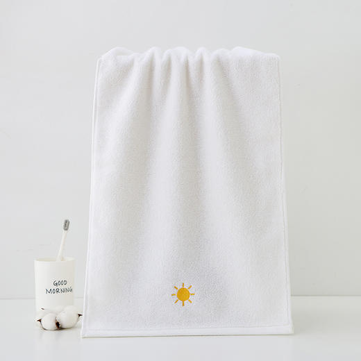【自然柔软！轻松洗净】毛巾纯棉礼品家用素色毛巾全棉吸水洗脸毛巾刺绣，纯棉吸水，滋润肌肤。ry 商品图3