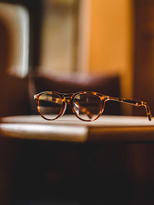 马登女装玳瑁色超轻细框Boston眼镜圆形蝌蚪同款近视平光镜架男潮 商品图3