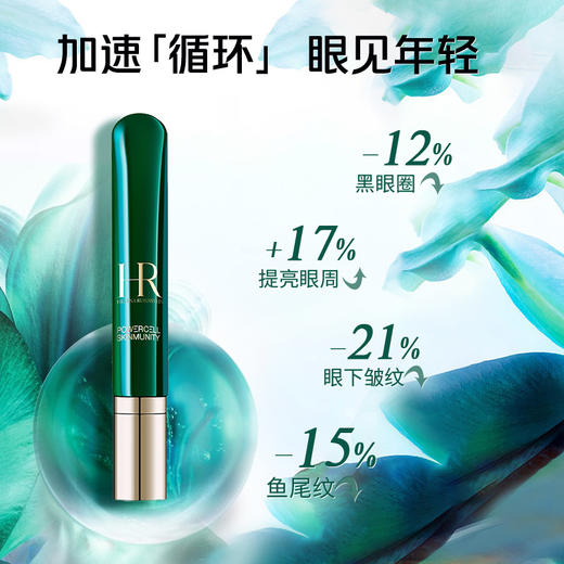 HR/赫莲娜 全新版绿宝瓶眼霜15ml 强韧青春眼部精华乳 赠绿宝瓶精华10ml*3支  新效期【保税直邮 】 商品图1