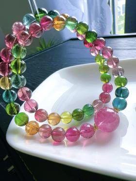 32.3g 7.1mm 碧玺手链