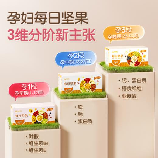 【孕味食足】每日坚果（孕早期，孕中期，孕晚期） 商品图0