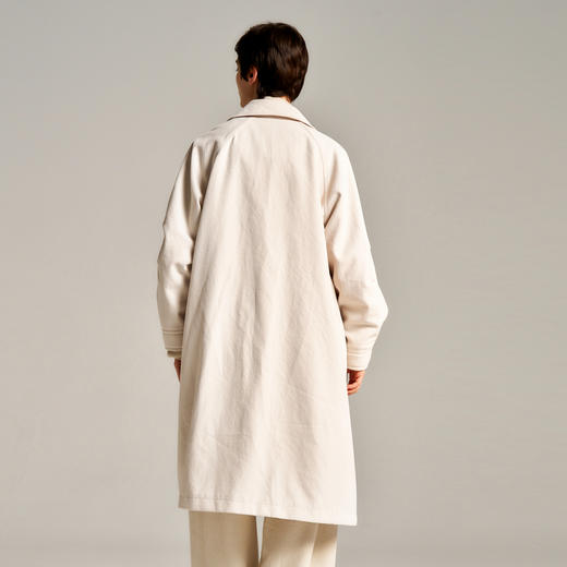 谜底H型长款风衣女士2024秋季新品通勤风简约宽松外套243ME1012 商品图2