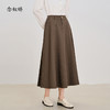 【商场同款】CNS4861 “ 美拉德伞裙 ”  美拉德棕秋季的主打色 多片结构线打造小A摆散裙 裙型流畅立体显瘦 撞色明线设计摩登现代 TR面料垂感有型透气好穿 商品缩略图1