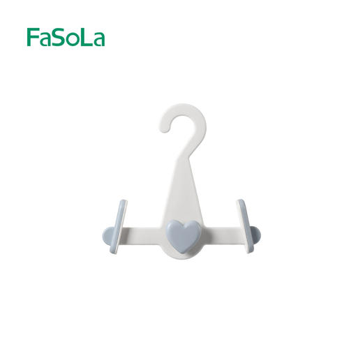FaSoLa儿童可伸缩晒鞋架多功能阳台衣架晾鞋挂钩可叠挂收纳挂鞋架 商品图5