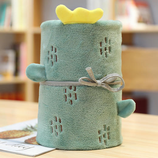 【一毯多用！便捷式午睡毯】卡通卷毯珊瑚绒毛毯宠物毯子空调毯儿童午睡毯盖毯，轻松折叠，方便携带，不占空间。ry 商品图7