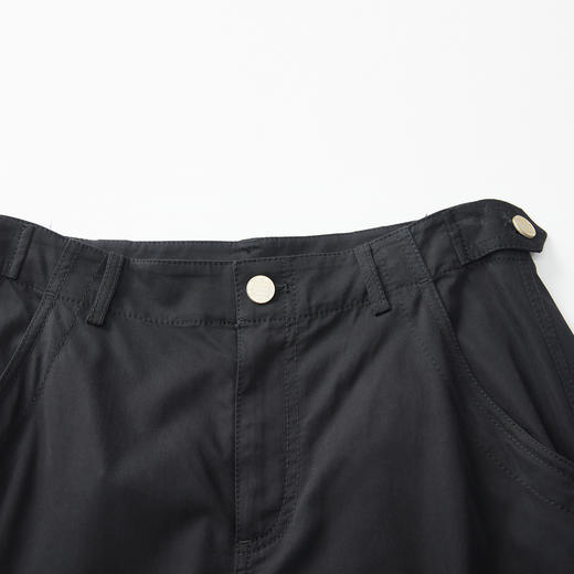 谜底休闲裤长裤女士2024秋季新品工装风百搭帅气直筒裤243MK0976 商品图3