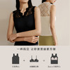 【免穿文胸】桑蚕丝罗纹bra-in打底背心女带胸垫舒适内搭打底金三塔  NZFEC728 商品缩略图3