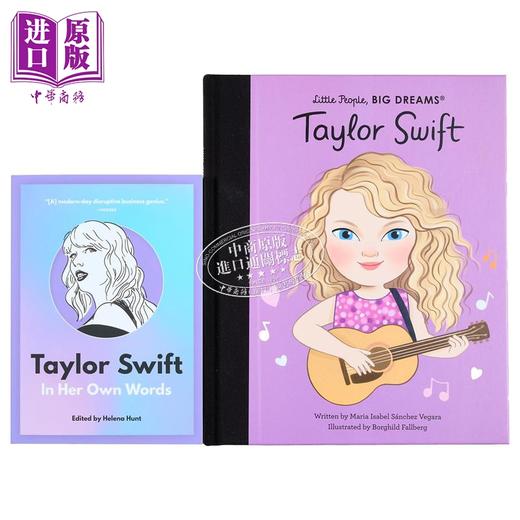 【中商原版】泰勒·斯威夫特 读物2本套 英文原版 Taylor Swift 语录+成长故事绘本 美国音乐天后 小人物大理想 人物传记 商品图2