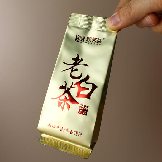 鼎茗荟丨老白茶 寿眉 福鼎白茶 磻溪 2018年 130g 礼盒装（5g*26袋）配手提袋 送礼大气 精美包装 商品图2