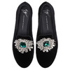 Giuseppe Zanotti 女士签名徽标镶钻乐福鞋 黑色 E460019001 商品缩略图2