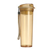 特百惠（Tupperware）晶彩MAX塑料杯600ml 男女士学生运动水杯子大容量泡茶杯 奶茶棕 商品缩略图1