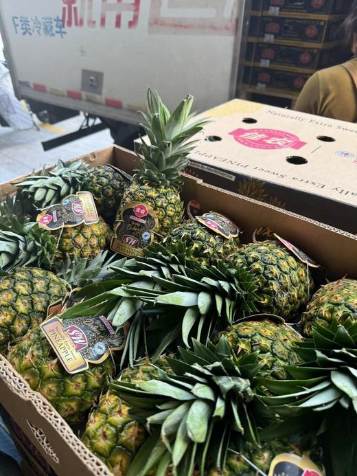 周四取货：【sw黑钻佳农凤梨】特惠:9.9元/个，一个2斤左右，凤梨香浓郁！甜而无酸！多汁无渣！不涩嘴！ 商品图4