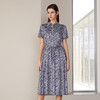 【衬衫款真丝连衣裙】24年春夏新品女士100%桑蚕丝中长款连衣裙 商品缩略图1