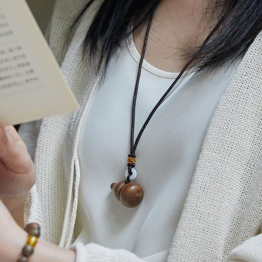 【下单一对赠七夕告白香】青洲·沉香扣无事牌，中国沉香文化博物馆旗下品牌，珍贵沉香好料打造【G】 商品图3