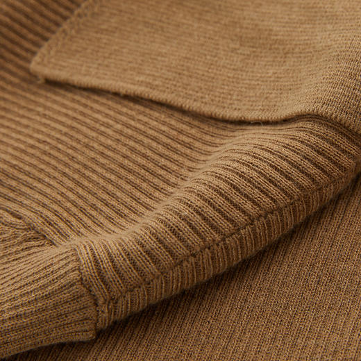 谜底套头针织衫长袖女士2024秋季新品极简风V领修身毛衣243MZ1275 商品图3