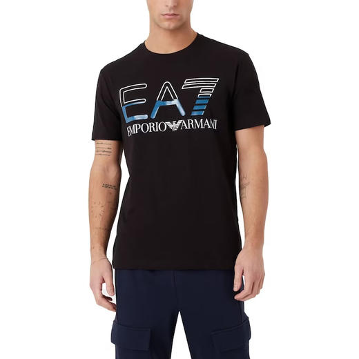 【特惠秒】Armani EA7 男士 弹棉运动休闲短袖T恤 11433 商品图5