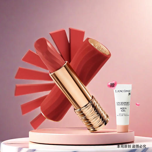 【全球购*送兰蔻防晒小样10ml】Lancôme兰蔻「爱在朝夕」口红3.4g #360晚霞粉#273破晓裸#370暮色玫瑰·现货速达 商品图13