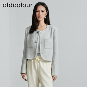 oldcolour秋季新款法式短款小香风外套女气质高级感上衣P340401A1