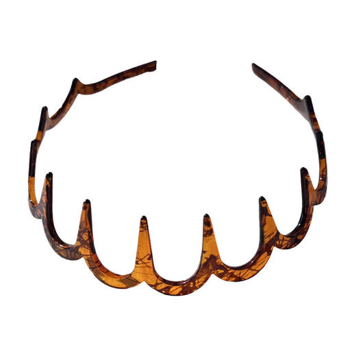 【一秒高颅顶，无感带齿发箍】2025新款两用碎发波浪发箍女，轻巧不夹头舒适无压，外出百搭洗脸高颅顶网红发卡头箍QQ 商品图4