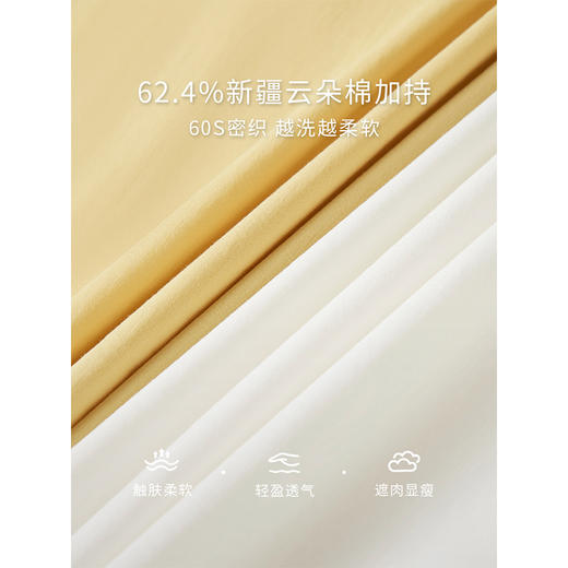 【专属特价】熙世界白色刺绣七分袖衬衣女2025早秋新款法式减龄圆领衬衫上衣 商品图2