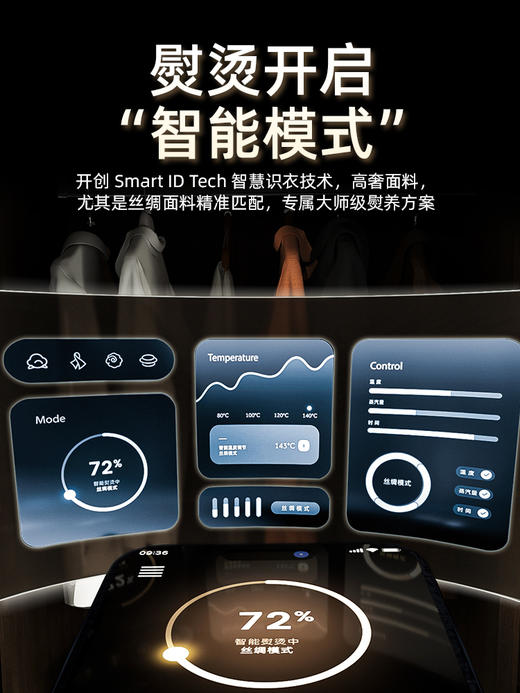 卡萨帝铂金智能熨烫机挂烫机蒸汽熨斗高端家用手持全自动熨烫机CY-SZU1 商品图2