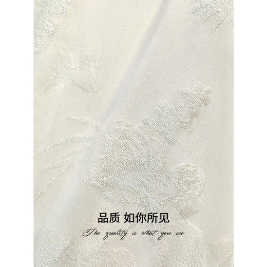 COCOBELLA不对称解构立裁暗纹提花针织衫秋蝙蝠袖罩衫SR7043 商品图4