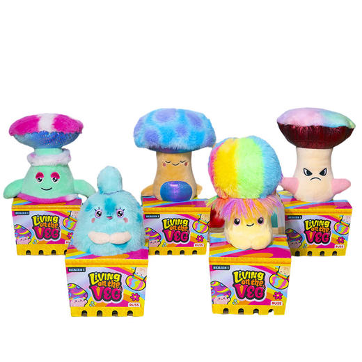 Jazwares 菌类系列玩偶娃娃毛绒玩具 商品图0