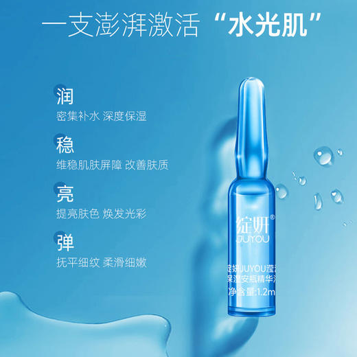 绽妍JUYOU滢润保湿安瓶精华液 1.2ml*16支/盒（72h发货） 商品图2
