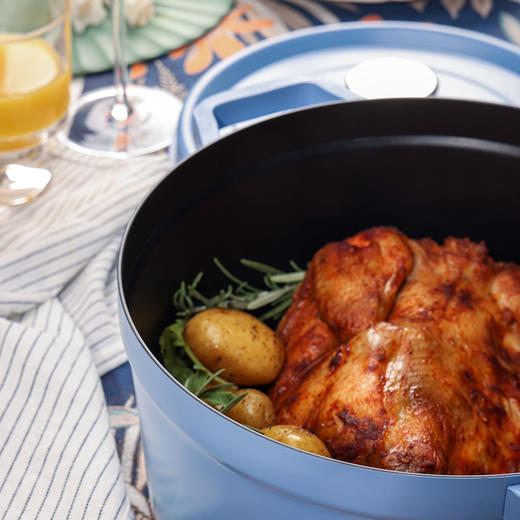 【赫曼德】梦之蓝珐琅炖锅HMD-97110 商品图1