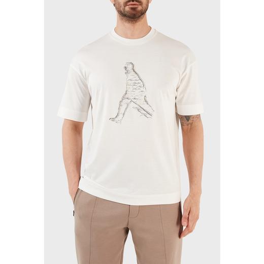 【超惠秒】Emporio Armani 男士 百搭舒适莱赛尔纤维 刺绣签字人行logo 薄款休闲短袖T恤11487 商品图1