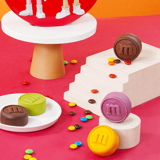 【广州酒家&M&M's】趣玥缤纷月饼礼盒325g5粒装 商品图3