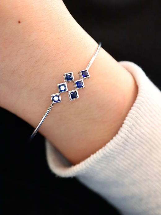 1.11ct 蓝宝石手镯 商品图4