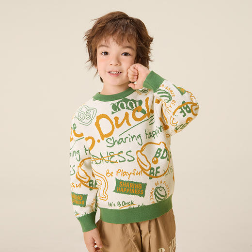 B.Duck小黄鸭童装春秋针织衫105-150 BF3512023 商品图4