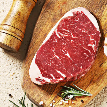 1号会员店（One's Member） 澳洲安格斯M3西冷牛排谷饲 原切牛排烧烤 生鲜牛肉 280g 商品图1