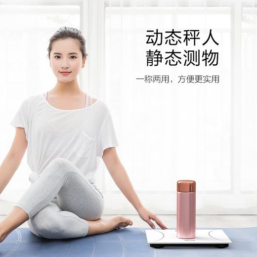 惠寻电子体重秤 称人称物双模式 USB充电款 商品图4