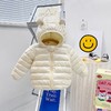 【防风面料/充棉饱满/温暖舒适，秋冬男女童防寒羽绒外套】小沐童儿童小熊款 男童女童宝宝棉衣 新款轻薄棉服 小童棉袄卡通外套-QQ 商品缩略图8