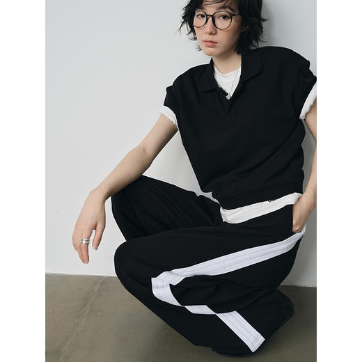 UMILAB【彼岸】松弛活力 优可丝人棉混纺藏肉休闲卫衣裤套装E201W 商品图1