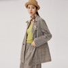 谜底格子西装外套女2024秋季新品松弛感宽松中长款西服243MW1126 商品缩略图0