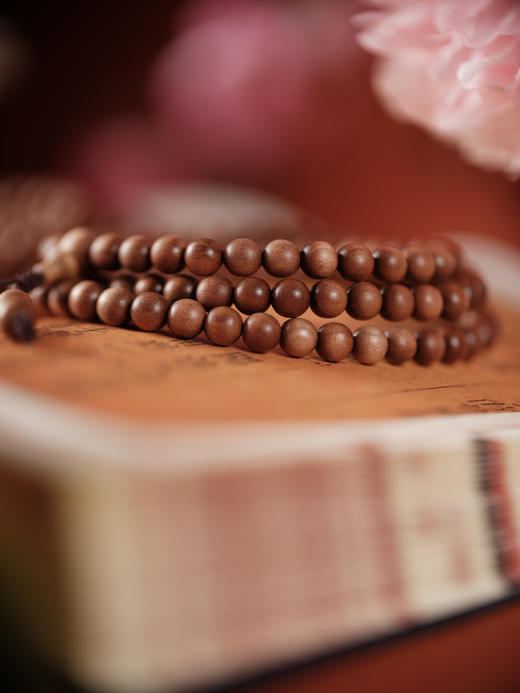 情侣款｜老山檀108颗多圈手串【器悟雅玩】 商品图4