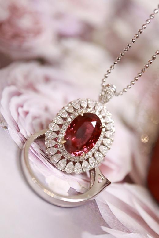 4.08ct 红宝石戒指吊坠 商品图6