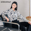 oldcolour春秋季新款小众设计感休闲时尚街头风碎花衬衫女P330107A1 商品缩略图0