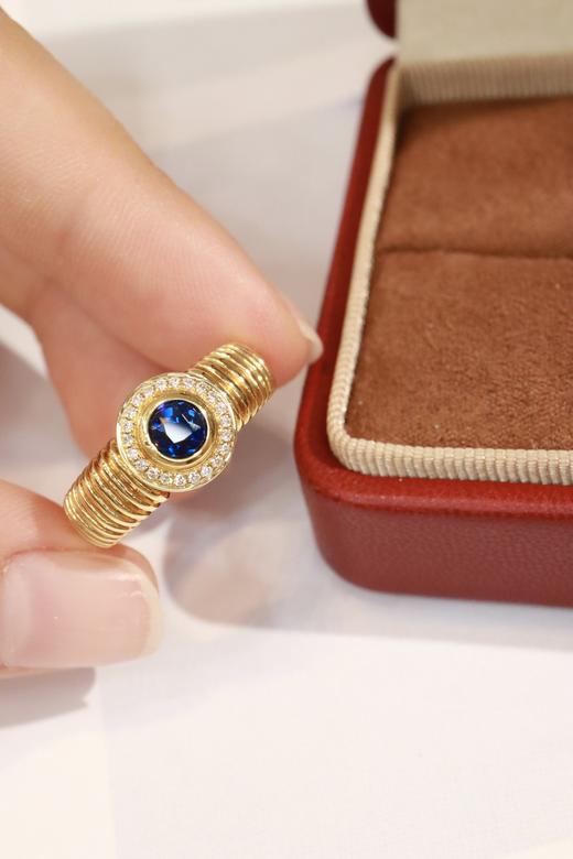 0.50ct 蓝宝石戒指 商品图1