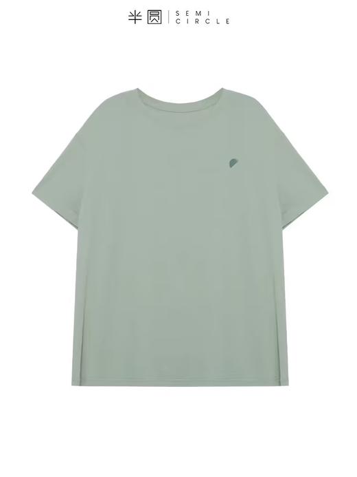 半圆/D23210219/基础T恤卷边多色舒适 商品图3