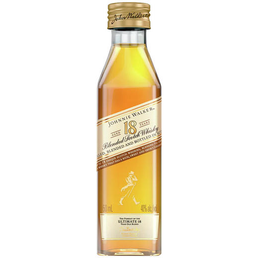 尊尼获加 18年苏格兰威士忌50ml*1瓶（酒版） 商品图0