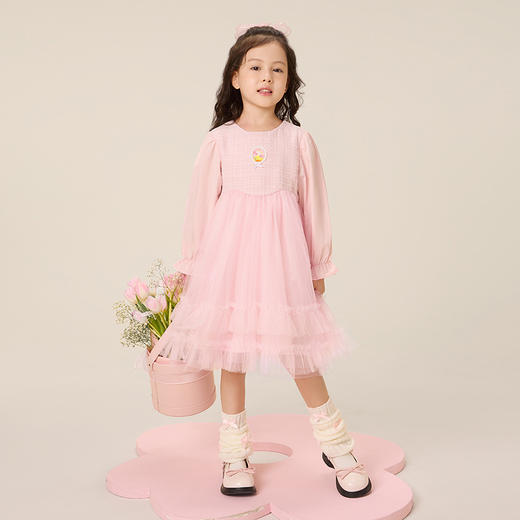 B.Duck小黄鸭童装春秋连衣裙105-150 FF3580050 商品图0