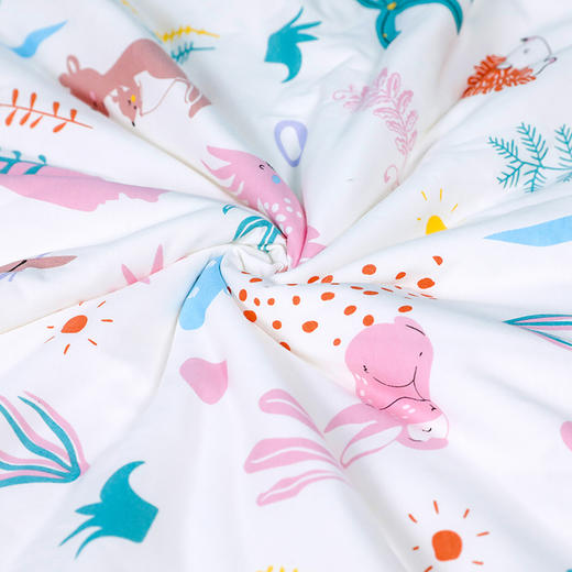 贝彤针织棉双胆抱被粉色/蓝色100*100cm 商品图3